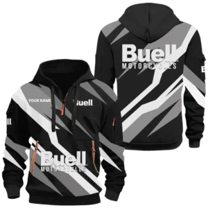 Street Racer Hoodie Half Zip 3D Print, Rugged Sporty Streetwear Hoodie CAR514100925128