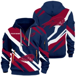 Motorbike Hoodie Half Zip 3D Print, Lightweight & Comfortable Streetwear Hoodie CAR514100925132