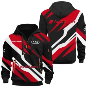 Garage Spirit Hoodie Half Zip 3D Print, Rugged & Comfortable Streetwear Outfit CAR514100925137