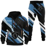 Family Auto Hoodie Half Zip x Sweatpants Set, Road Warrior 3D Outfit Set CAR514100925149