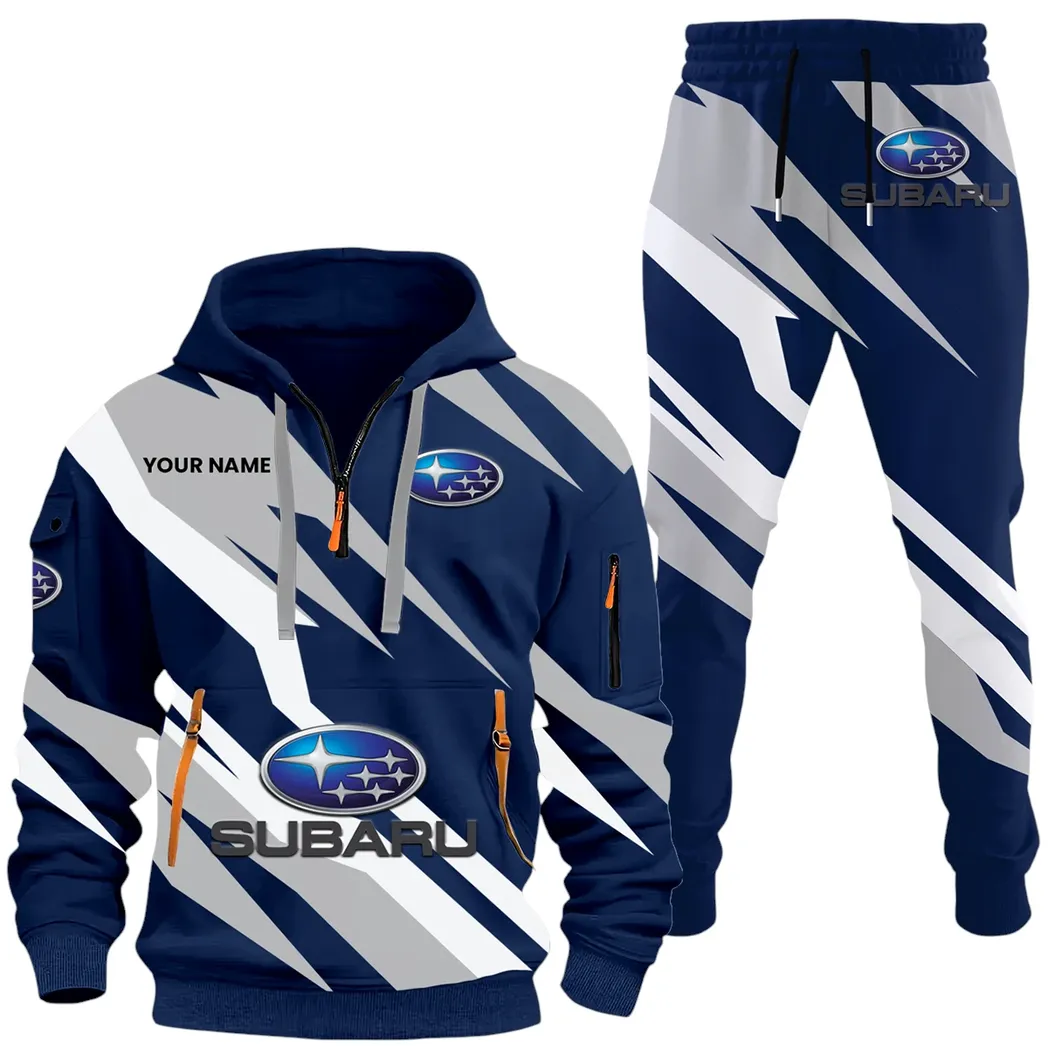 Touring Sedan Hoodie Half Zip x Sweatpants Set, Drive-Inspired Hoodie and Pants Set CAR514100925150