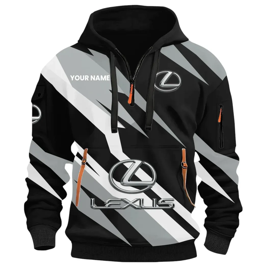 Premium Crossover Hoodie Half Zip 3D Print, Comfortable Street Hoodie CAR514100925159 - Image 2