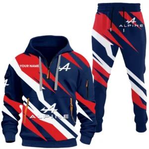 Sports Car Hoodie Half Zip x Sweatpants Set, Everyday Gearhead Hoodie Combo CAR514100925161