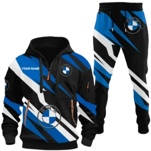 Sport Sedan Hoodie Half Zip x Sweatpants Set, Drive-Inspired Hoodie and Pants Set CAR514100925163