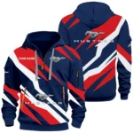 Sports Coupe Hoodie Half Zip 3D Print, Sporty & Casual Everyday Wear Hoodie CAR514100925166