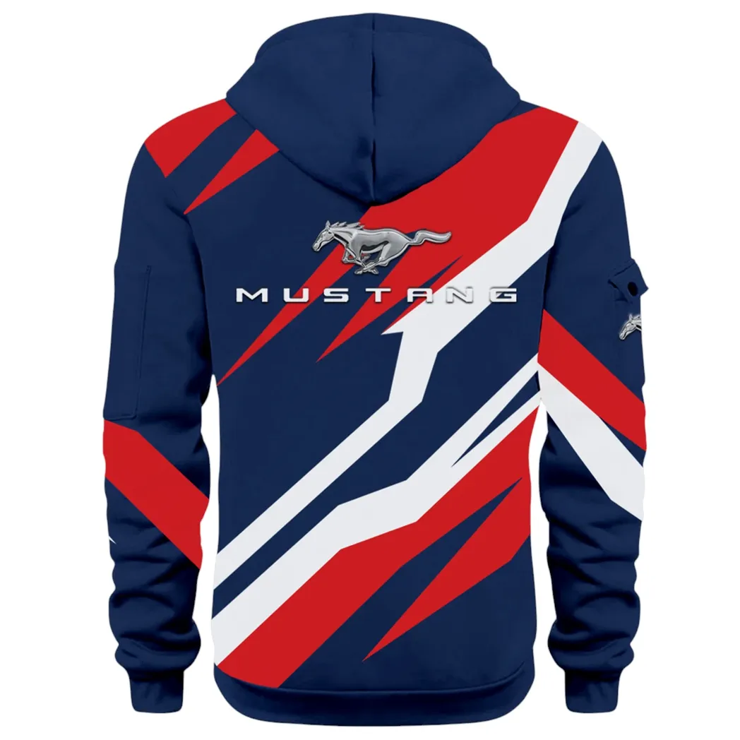 Sports Coupe Hoodie Half Zip 3D Print, Sporty & Casual Everyday Wear Hoodie CAR514100925166 - Image 3