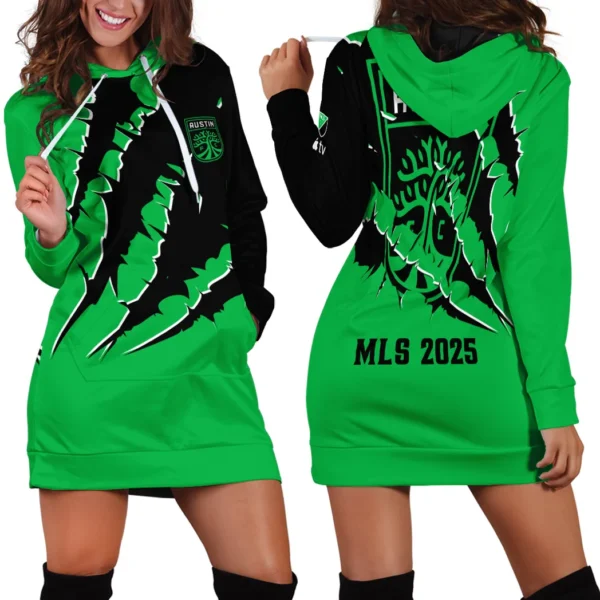 Unity Fans Hoodie Dress, Classic Women's Hoodie Dress HVN1289AF