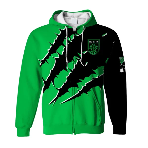 True Support Zipper Hoodie, True Fan Hoodie HVN1289AF - Image 2