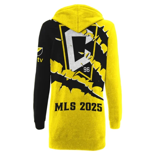 Match Flow Hoodie Dress, Pullover Hoodie Dress Women HVN1289CC - Image 3