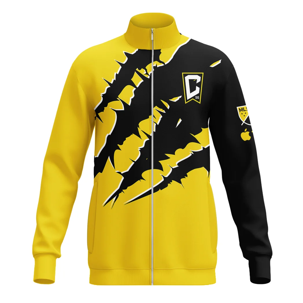 Fan Rising Stand Collar Jacket, Game Ready Sport Inspired Jacket HVN1289CC - Image 2