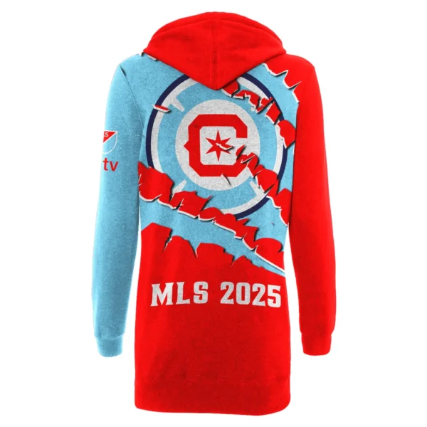 Unity Fans Hoodie Dress, Essential Women's Hoodie Dress HVN1289CF - Image 3