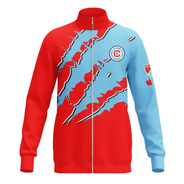 Rising Flow Stand Collar Jacket, Lightweight Comfort Jacket for Loyal Fans HVN1289CF - Image 2