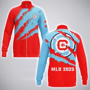 Rising Flow Stand Collar Jacket, Lightweight Comfort Jacket for Loyal Fans HVN1289CF