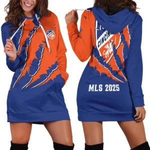 Support Beat Hoodie Dress, Game Day Hoodie Dress HVN1289CF