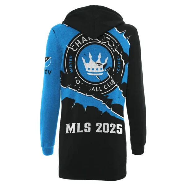 Game Beat Hoodie Dress, Stadium Nights Hoodie Dress HVN1289CH - Image 3