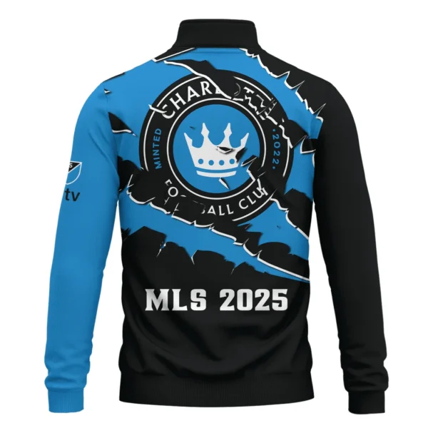 Goal Rising Quarter-Zip Sweatshirt, Streetwear Quarter-Zip for Fans HVN1289CH - Image 3