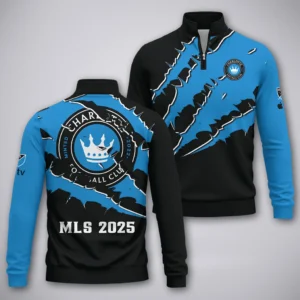 Goal Rising Quarter-Zip Sweatshirt, Streetwear Quarter-Zip for Fans HVN1289CH