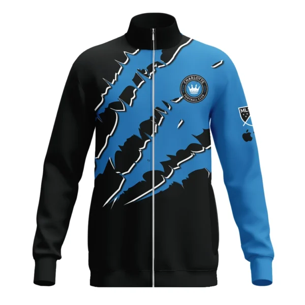 Unity Fans Stand Collar Jacket, Sleek Jacket for True Fans HVN1289CH - Image 2