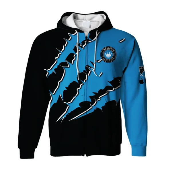 Goal Rising Zipper Hoodie, Modern Sport Hoodie HVN1289CH - Image 2