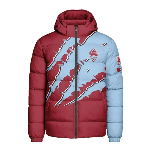 Unity Fans Hooded Cotton Jacket, Sport Culture Street Puffer HVN1289CR - Image 2