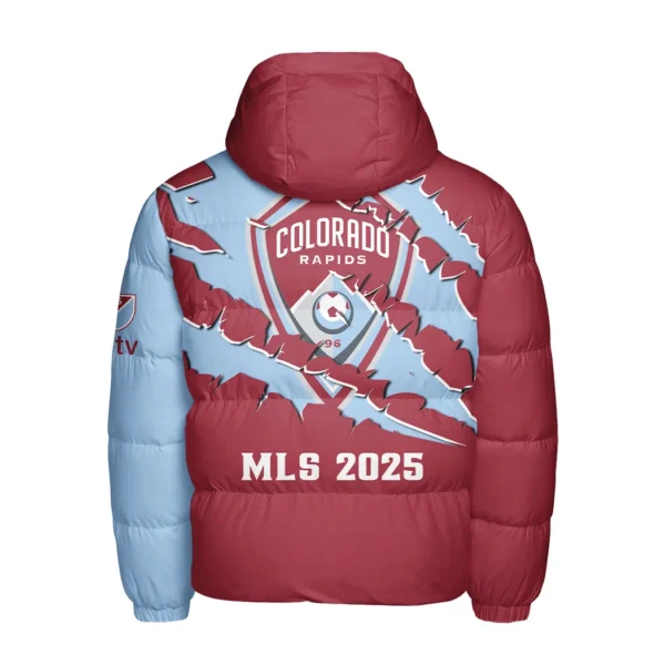 Unity Fans Hooded Cotton Jacket, Sport Culture Street Puffer HVN1289CR - Image 3