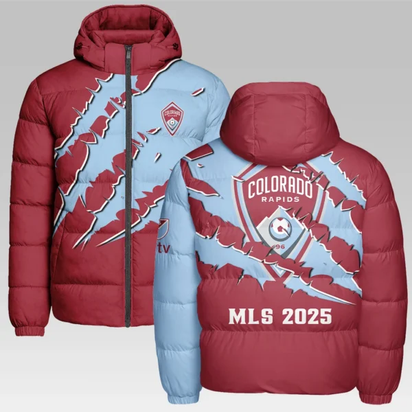 Unity Fans Hooded Cotton Jacket, Sport Culture Street Puffer HVN1289CR