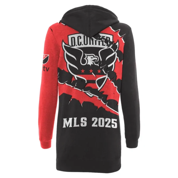 Play Rising Hoodie Dress, Heritage Fan Hoodie Dress HVN1289DC - Image 3