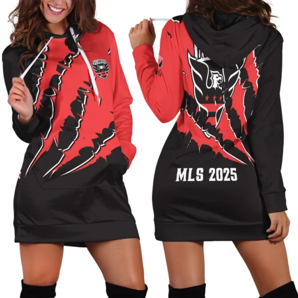 Play Rising Hoodie Dress, Heritage Fan Hoodie Dress HVN1289DC