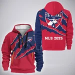 Support Beat Hoodie Half Zip 3D, Modern Sport Hoodie HVN1289FC