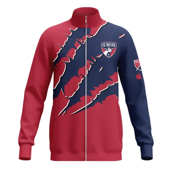 Match Rhythm Stand Collar Jacket, Game Ready Sport Inspired Jacket HVN1289FC - Image 2