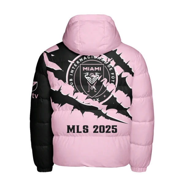 Rising Beat Hooded Cotton Jacket, Team Pride Winter Jacket HVN1289IM - Image 3