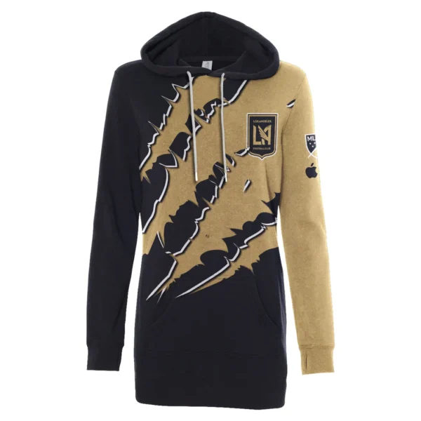 Goal Core Hoodie Dress, Team Pride Hoodie Dress HVN1289LA - Image 2