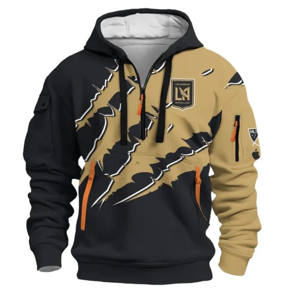 Game Beat Hoodie Half Zip 3D, Athletic Fan Half-Zip Hoodie HVN1289LA - Image 2