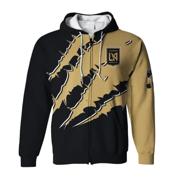 Kick Pulse Zipper Hoodie, True Fan Hoodie HVN1289LA - Image 2