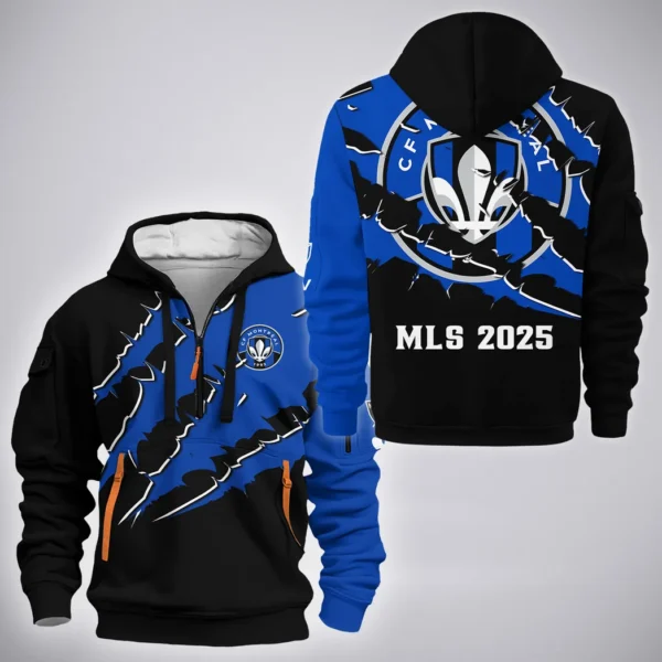 Unity Fans Hoodie Half Zip 3D, Sport Spirit Hoodie HVN1289MF