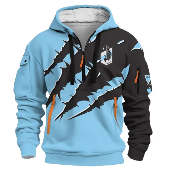 Play Spirit Hoodie Half Zip 3D, Everyday Fan Hoodie HVN1289MU - Image 2