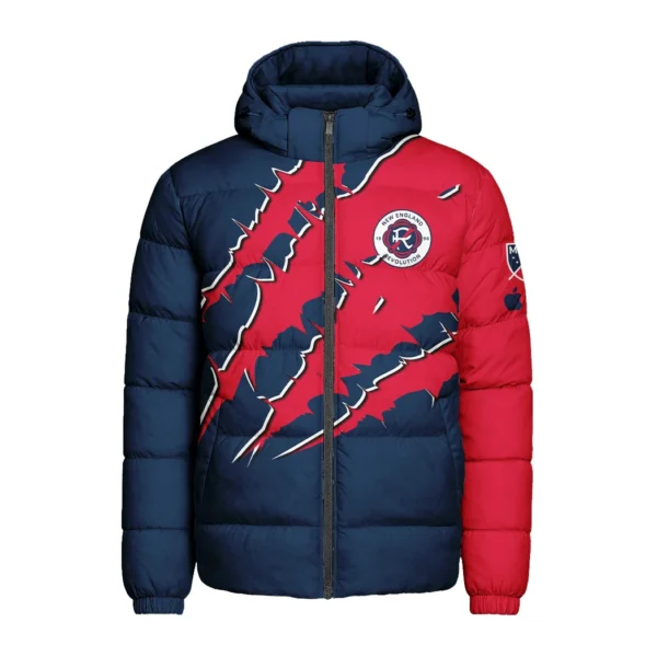Play Culture Hooded Cotton Jacket, Premium Sport Fan Puffer HVN1289NE - Image 2