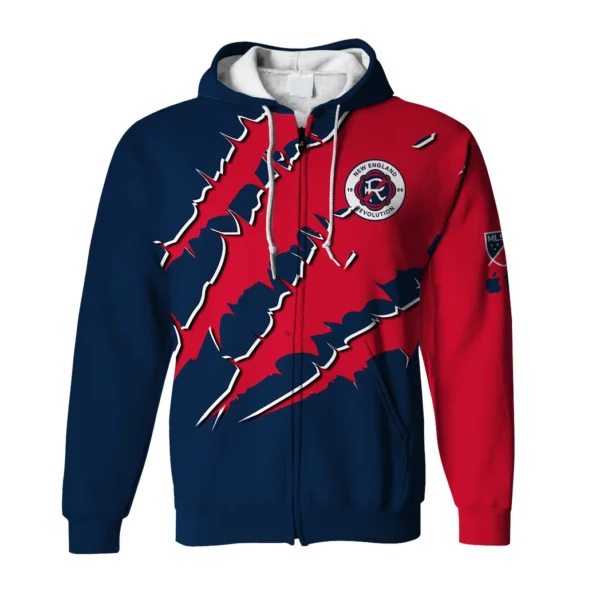 Fan Pulse Zipper Hoodie, All-Season Fan Full-Zip Hoodie HVN1289NE - Image 2