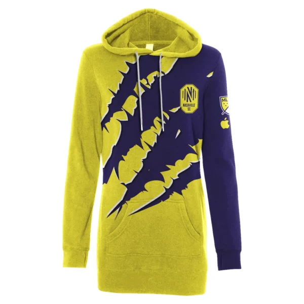 Game Flow Hoodie Dress, Stadium Nights Hoodie Dress HVN1289NS - Image 2
