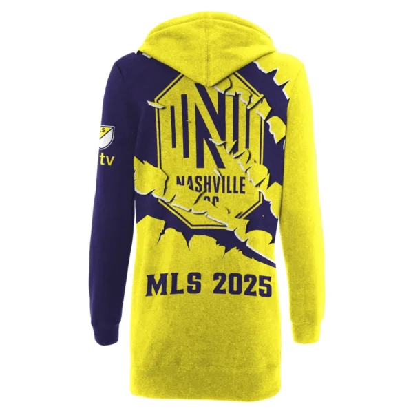 Game Flow Hoodie Dress, Stadium Nights Hoodie Dress HVN1289NS - Image 3