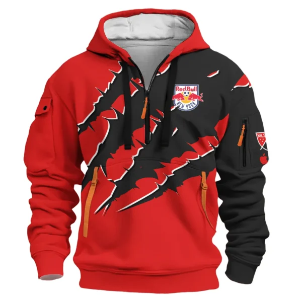 Match Beat Hoodie Half Zip 3D, Everyday Fan Hoodie HVN1289NY - Image 2