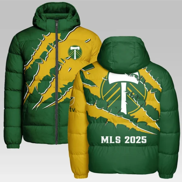 Goal Energy Hooded Cotton Jacket, Ultimate Warmth Fan Jacket HVN1289PT