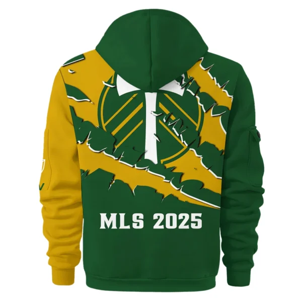 Fan Spirit Hoodie Half Zip 3D, Streetwear Fan Hoodie HVN1289PT - Image 3