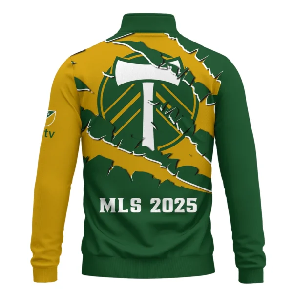 Kick Rhythm Quarter-Zip Sweatshirt, Modern Sport Fan Sweatshirt HVN1289PT - Image 3