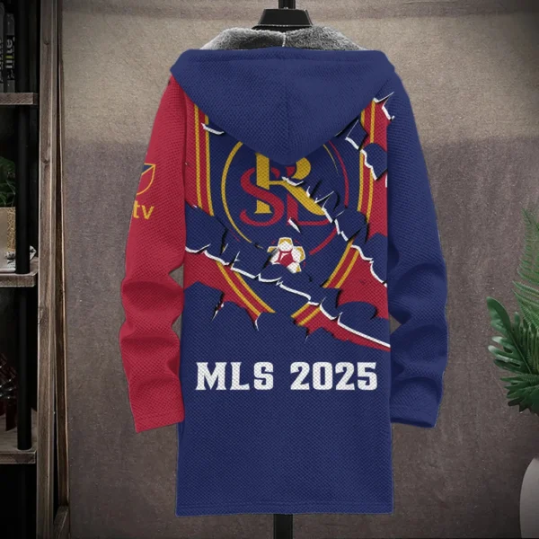Goal Rising Fleece Windbreaker Jacket, Sporty Fan Outerwear HVN1289RS - Image 3