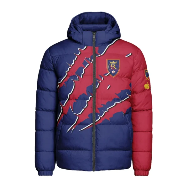 Unity Fans Hooded Cotton Jacket, Bold Game Day Jacket HVN1289RS - Image 2