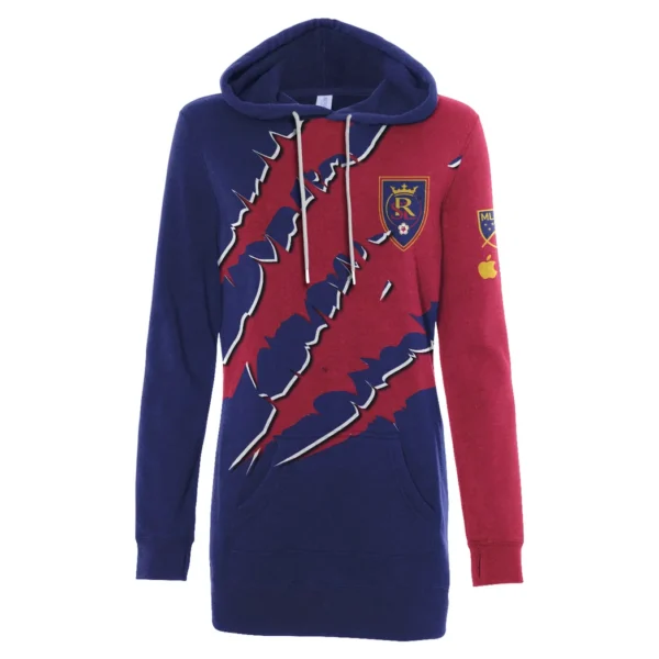 Spirit Beat Hoodie Dress, Ultra-Soft Women's Hoodie Dress HVN1289RS - Image 2