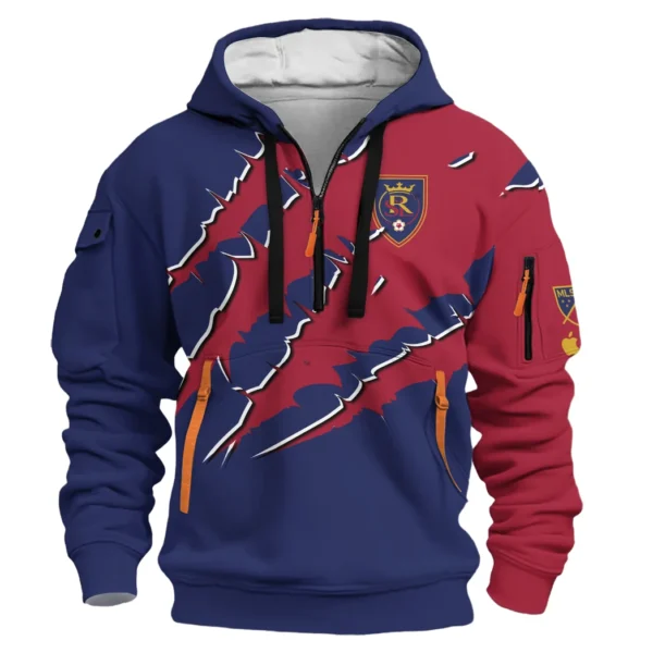 Fan Flow Hoodie Half Zip 3D, All-Season Fan Half-Zip Hoodie HVN1289RS - Image 2
