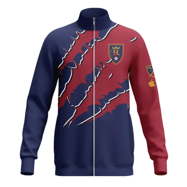 Play Beat Stand Collar Jacket, All-Day Comfort Fan Passion Jacket HVN1289RS - Image 2