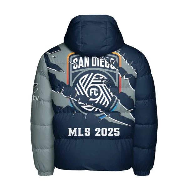 Fan Flow Hooded Cotton Jacket, Stadium Cold-Day Essential HVN1289SD - Image 3
